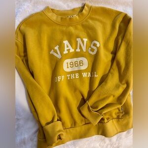 Vans Mustard Yellow Crewneck Sweatshirt